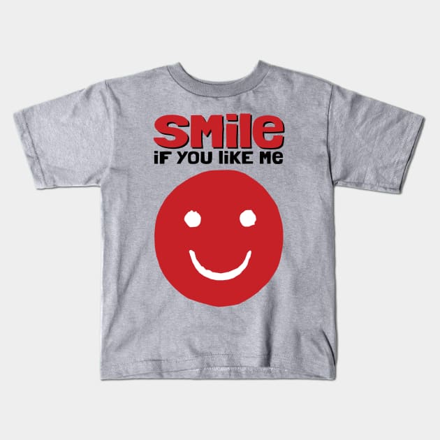 Vintage Smile Keep Smiling Kids T-Shirt by KewaleeTee